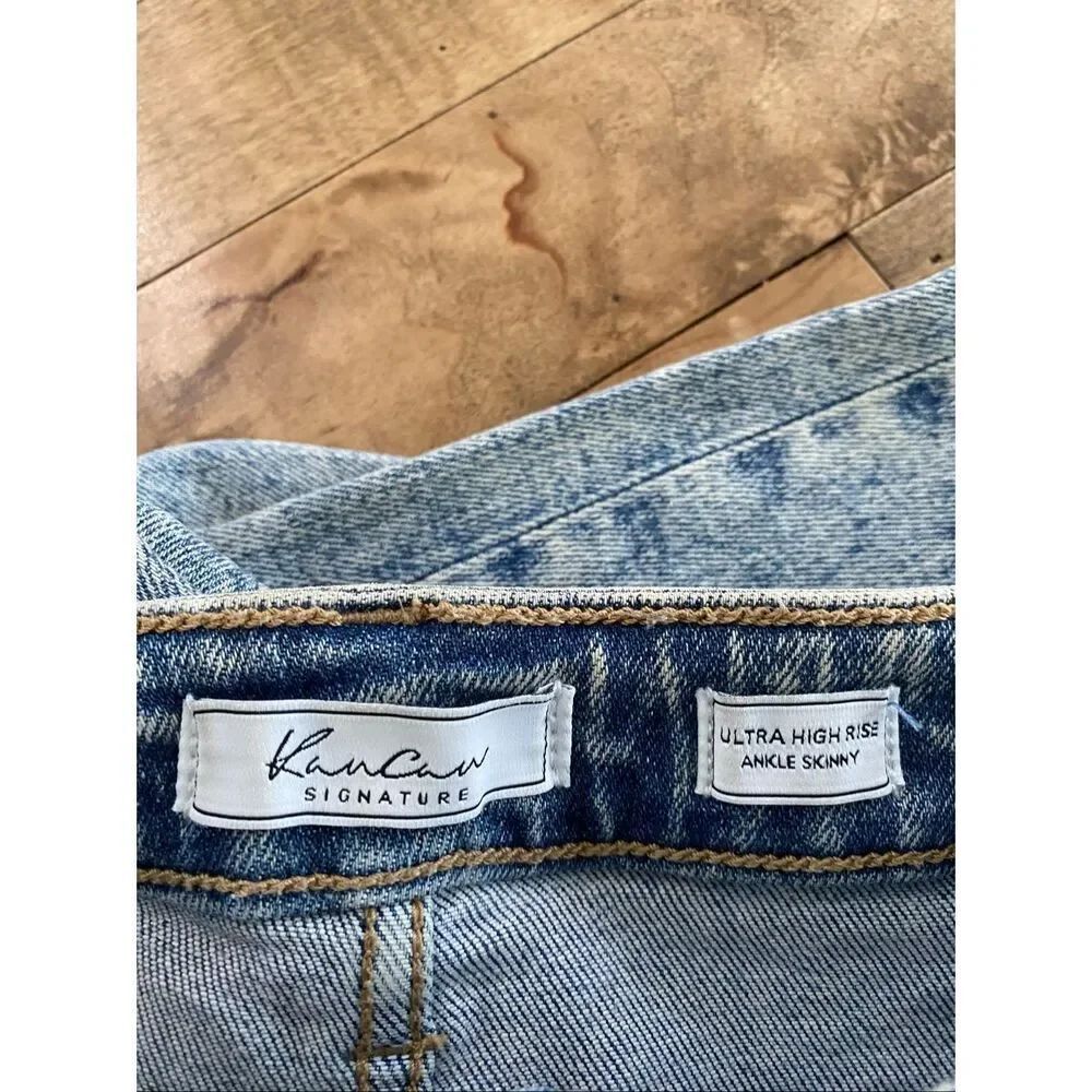 KanCan Ultra High Rose Skinny Womens jeans Sz 24 - Picture 3 of 4